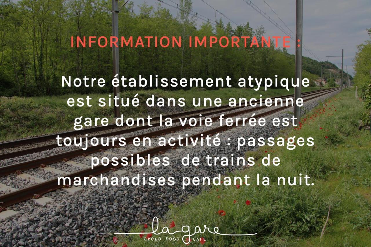 La Gare Soyons Hotell Exteriör bild